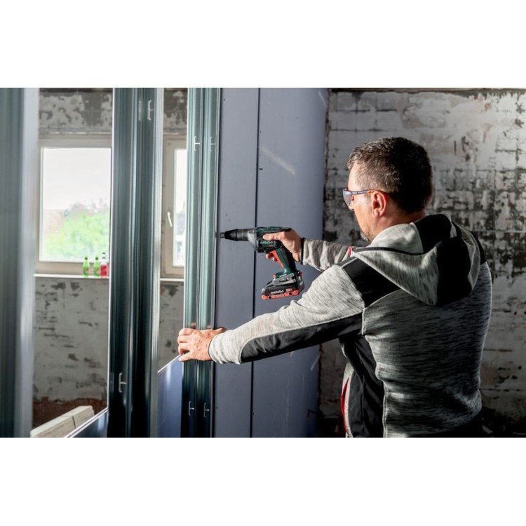 Акумуляторный шурупокрут для гіпсокартону Metabo TBS 18 LTX BL 5000 каркас в кофрі - фото 3