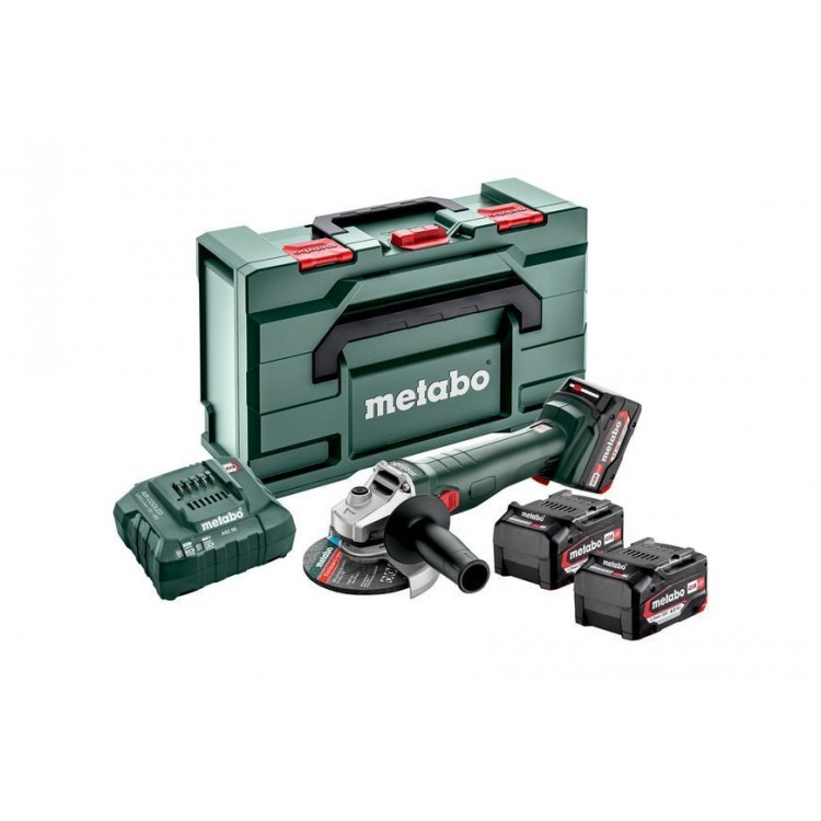 Акумуляторна болгарка Metabo W 18 L 9-125 Quick 3х4.0 Аг