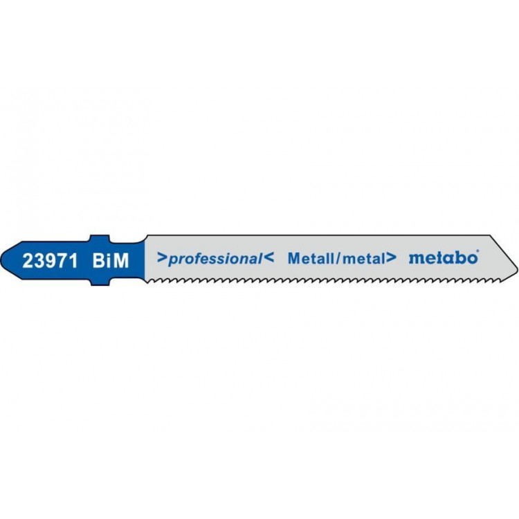 Лобзиковое полотно по металлу Metabo Professional 51 мм T 118 AF, 5 шт