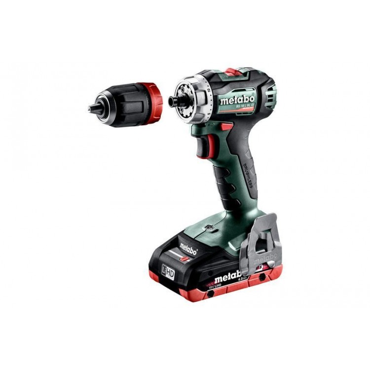 Акумуляторний дриль-шурупокрут Metabo ВS 18 L BL Quick 2х4.0 Аг - фото 1