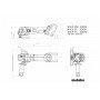 Акумуляторна болгарка Metabo W 18 L 9-125 каркас в кейсі - фото 10