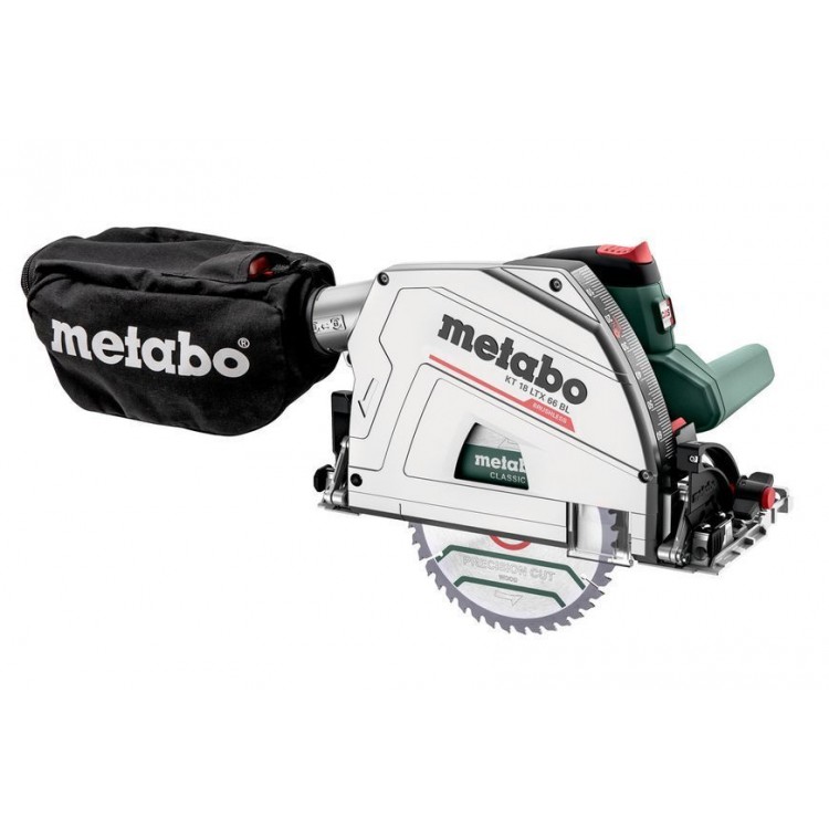 Акумуляторна занурювальна дискова пила Metabo KT 18 LTX 66 BL 2х5.5 Аг - фото 3