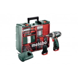 Акумуляторний дриль-шурупокрут Metabo PowerMaxx BS Basic 2х2.0 Аг Mobile Workshop