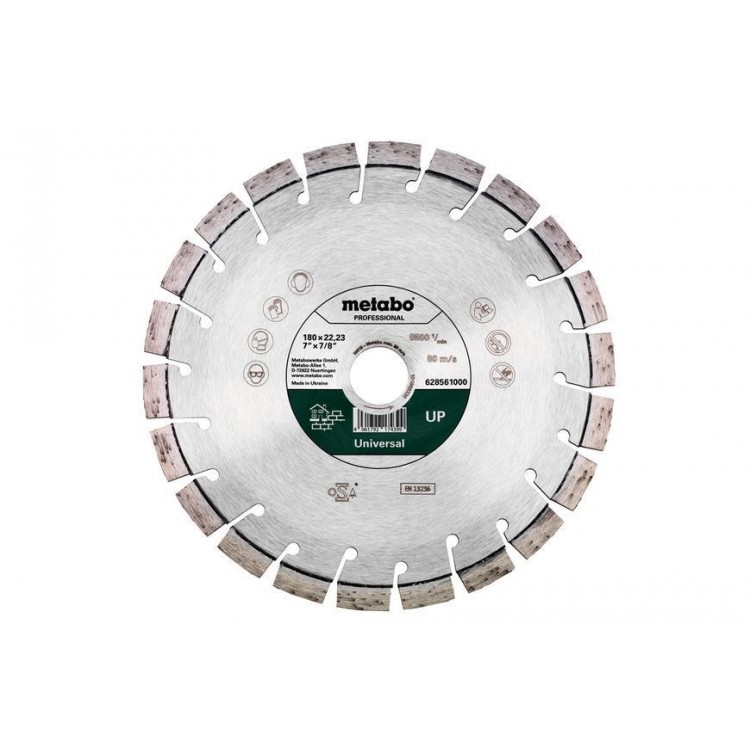 Алмазний диск Metabo Professional UP 180 мм