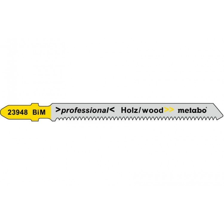 Лобзиковое полотно для дерева Metabo Professional 74 мм T 101 AIF, 5 шт
