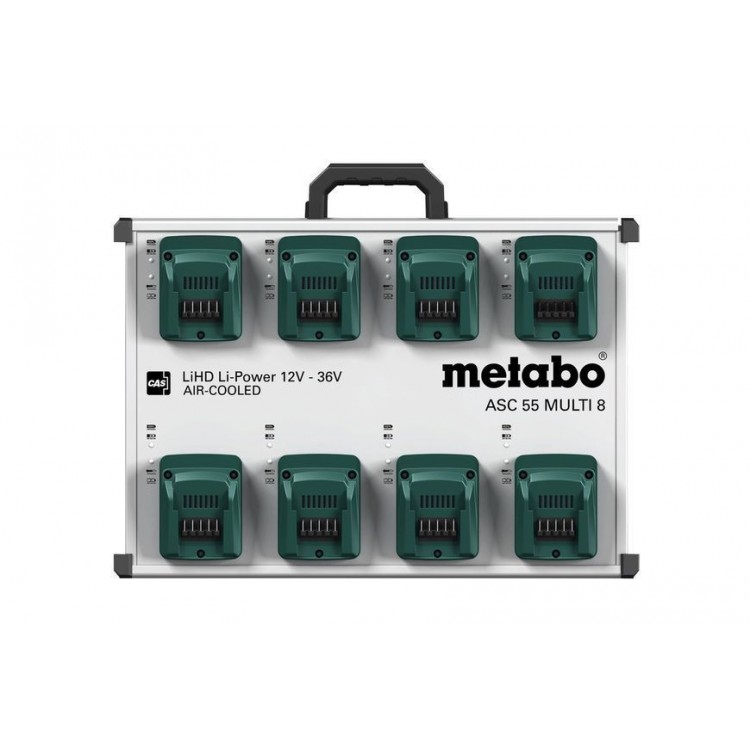 Зарядна станція на 8 акумуляторів Metabo ASC 55 MULTI 8 - фото 1
