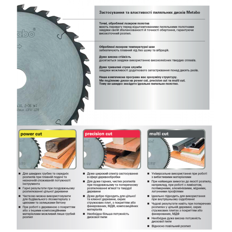 Пильный диск Metabo PROFESSIONAL по алюминию 190x30x2.2, 52 зуба - фото 1