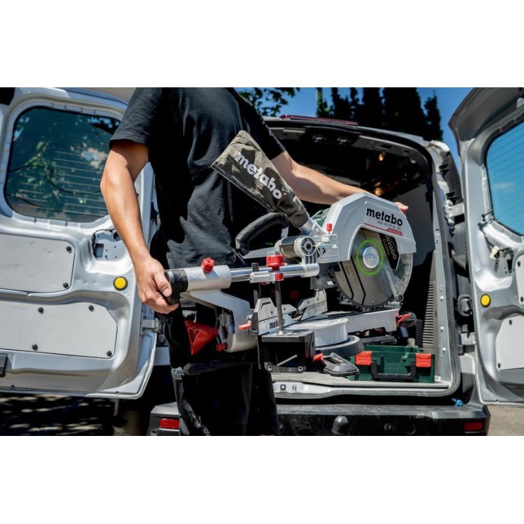 Акумуляторна торцювальна пила з протяжкою Metabo KGS 18 LTX BL 305 каркас - фото 4