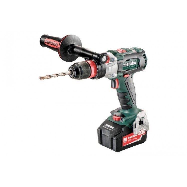 Аккумуляторная ударная дрель-шуруповерт Metabo SB 18 LTX BL Q I 5.2 Ач