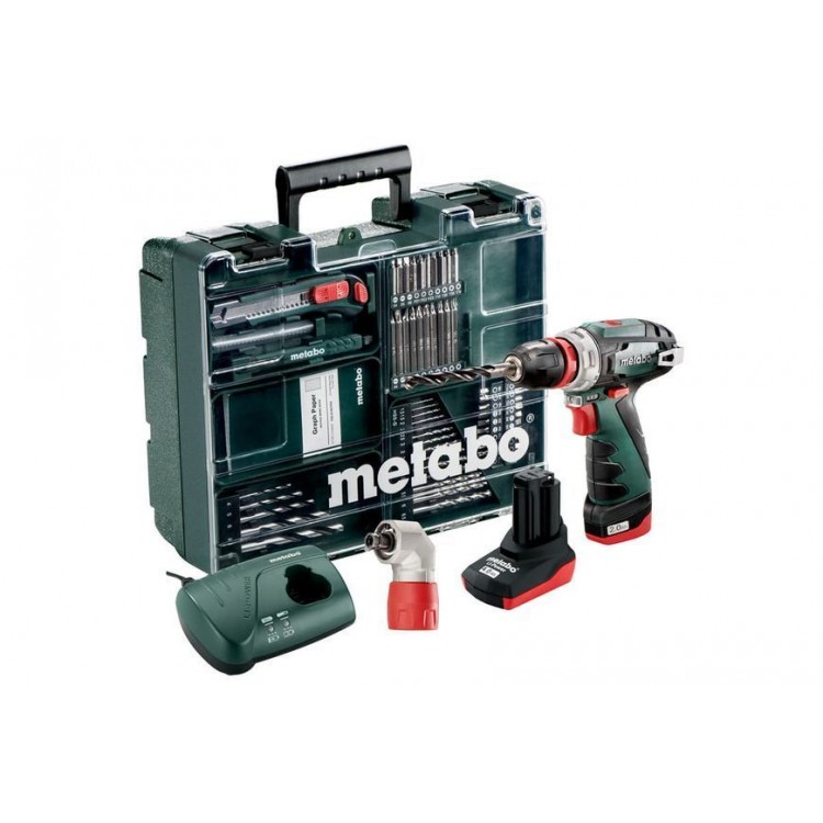 Аккумуляторный шуруповерт Metabo PowerMaxx BS Quick Pro Mobile Workshop