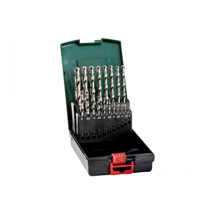 Набор сверл по металлу Metabo HSS-G 25 предметов