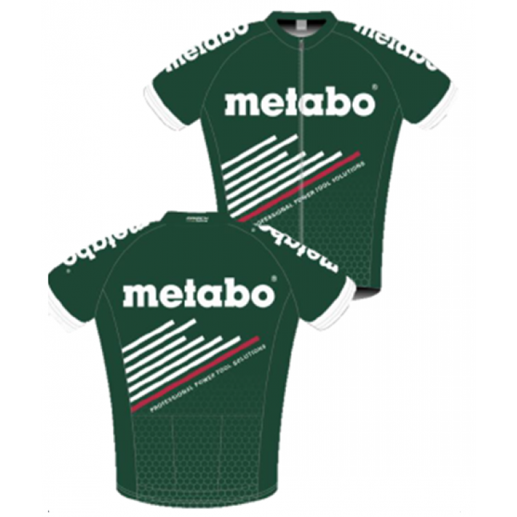 Велофутболка чоловіча зелена Metabo L