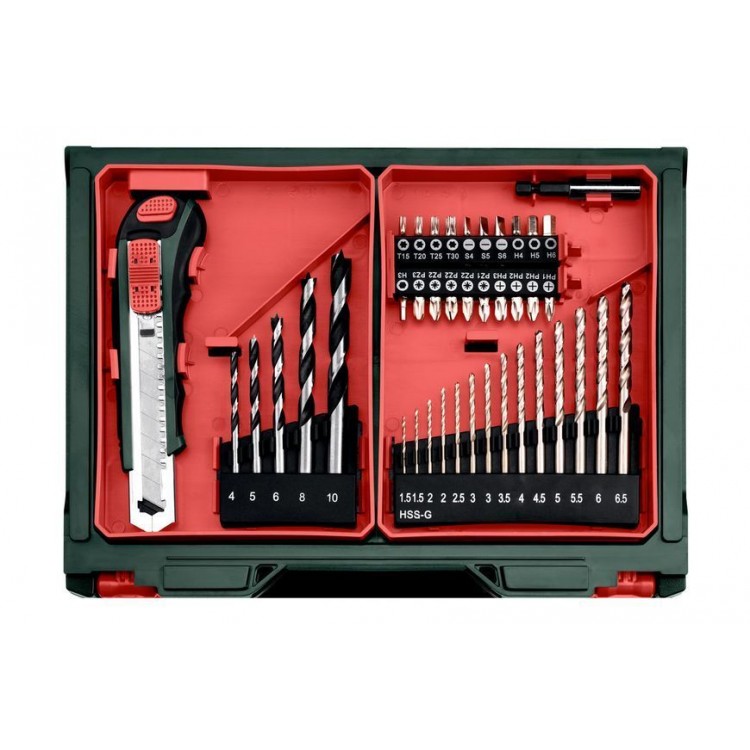 Акумуляторний ударний дриль-шурупокрут Metabo PowerMaxx SB Basic 2х2 Aг Mobile Workshop Mini - фото 2