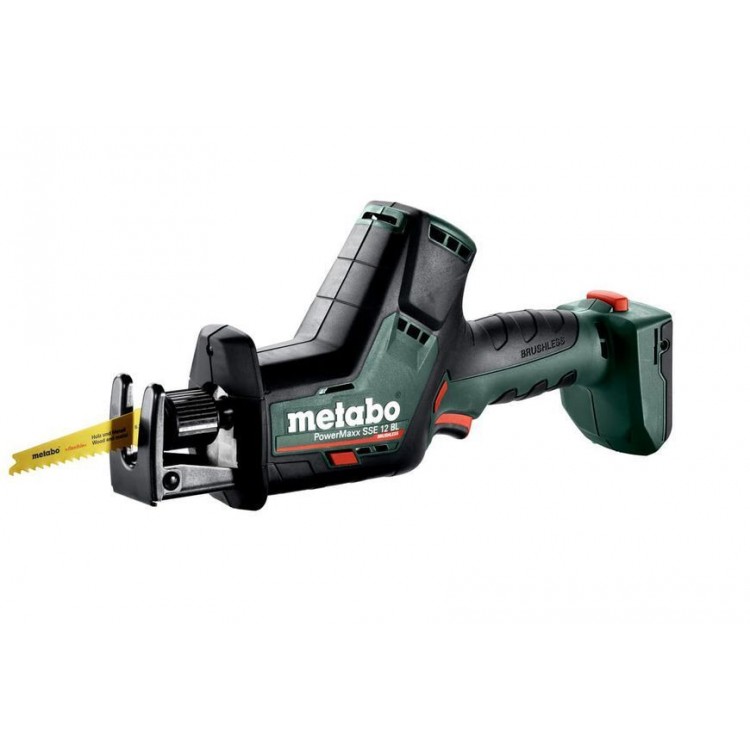 Акумуляторна шабельна пила Metabo PowerMaxx SSE 12 BL каркас в кофрі
