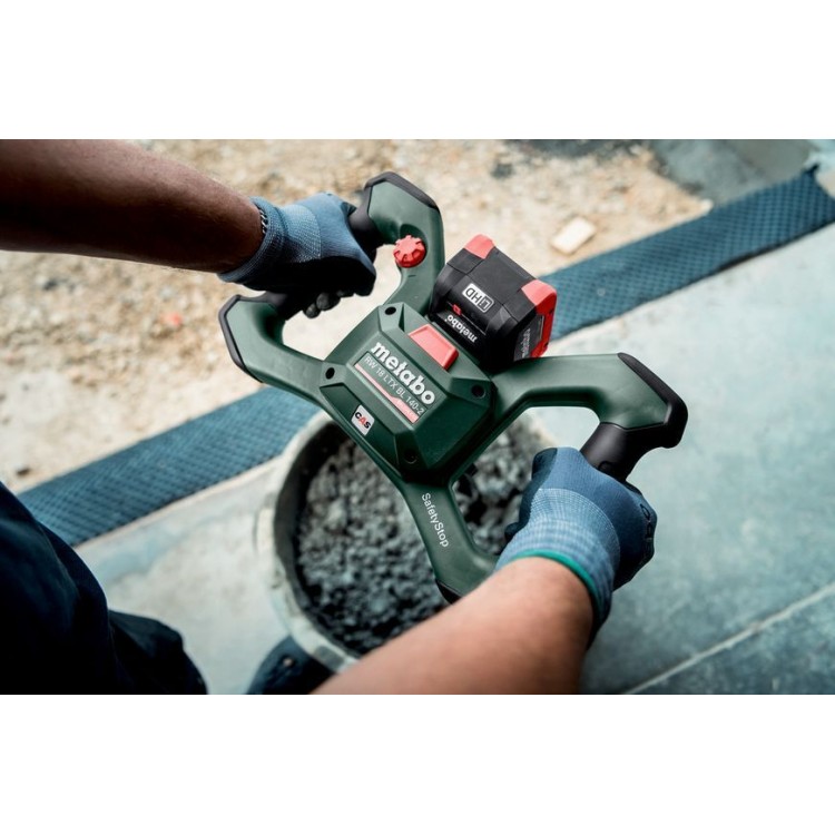 Акумуляторний будівельний міксер Metabo RW 18 LTX BL 140-2 каркас - фото 5