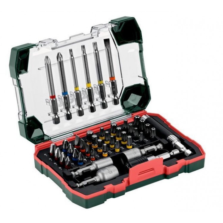 Комплект біт та головок Metabo 43 предмета