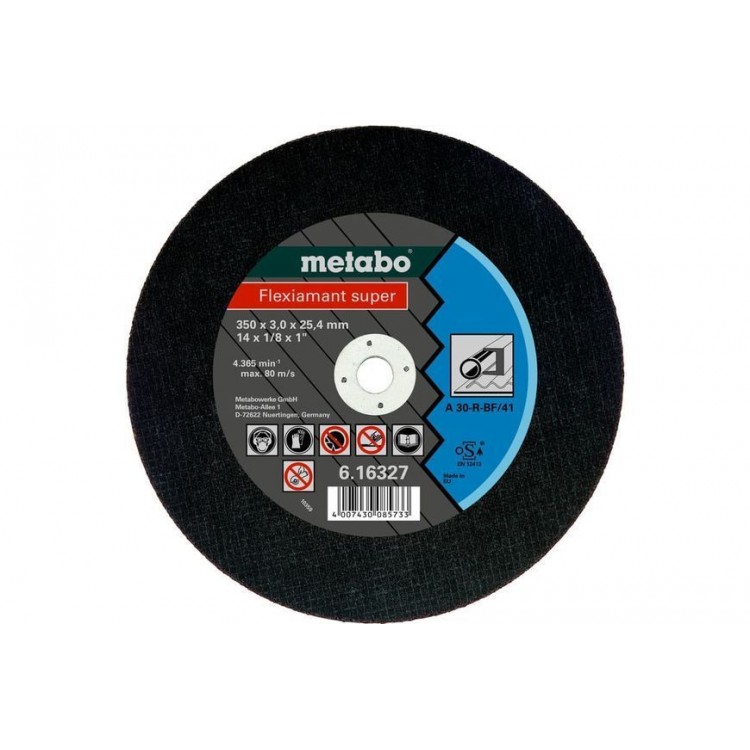 Отрезной круг Metabo Flexiamant Super 350x3x25.4 мм A 30-R