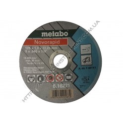 Отрезной круг Metabo Novorapid 125x1,0x22,23 Inox