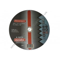 Отрезной круг Metabo Novorapid 230x1.9x22.2 Inox