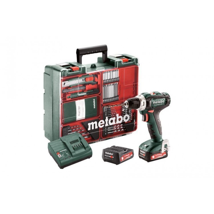 Акумуляторний дриль-шурупокрут Metabo PowerMaxx BS 12 2х2.0 Аг Mobile Workshop