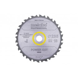 Пильный диск Metabo по дереву 235x30x2.6, 18 зубьев