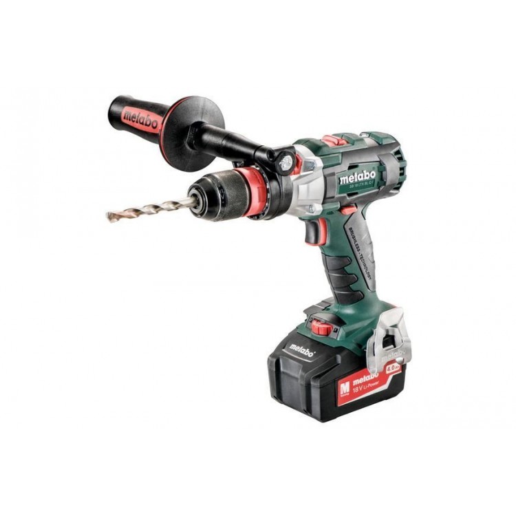Аккумуляторная ударная дрель-шуруповерт Metabo SB 18 LTX BL Q I 4.0 Ач