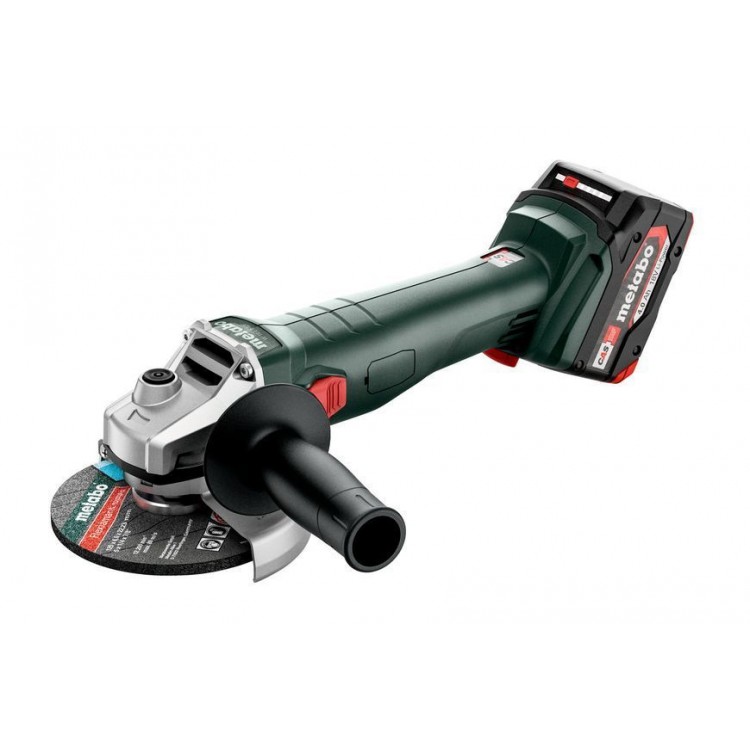 Акумуляторна болгарка Metabo W 18 L 9-125 2х4.0 Аг