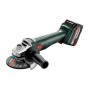 Акумуляторна болгарка Metabo W 18 L 9-125 2х4.0 Аг