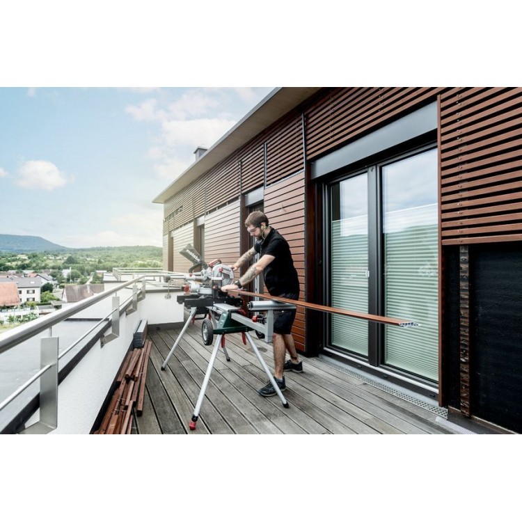 Акумуляторна торцювальна пила з протяжкою Metabo KGS 18 LTX BL 216 2х5.2 Аг - фото 5