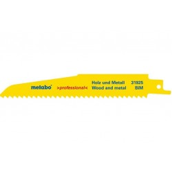 Сабельное полотно по дереву с гвоздями Metabo Professional 150 мм, S 610 DF, 5 шт