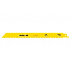 Сабельное полотно по дереву Metabo classic 225 мм, S 1111 К, 5 шт