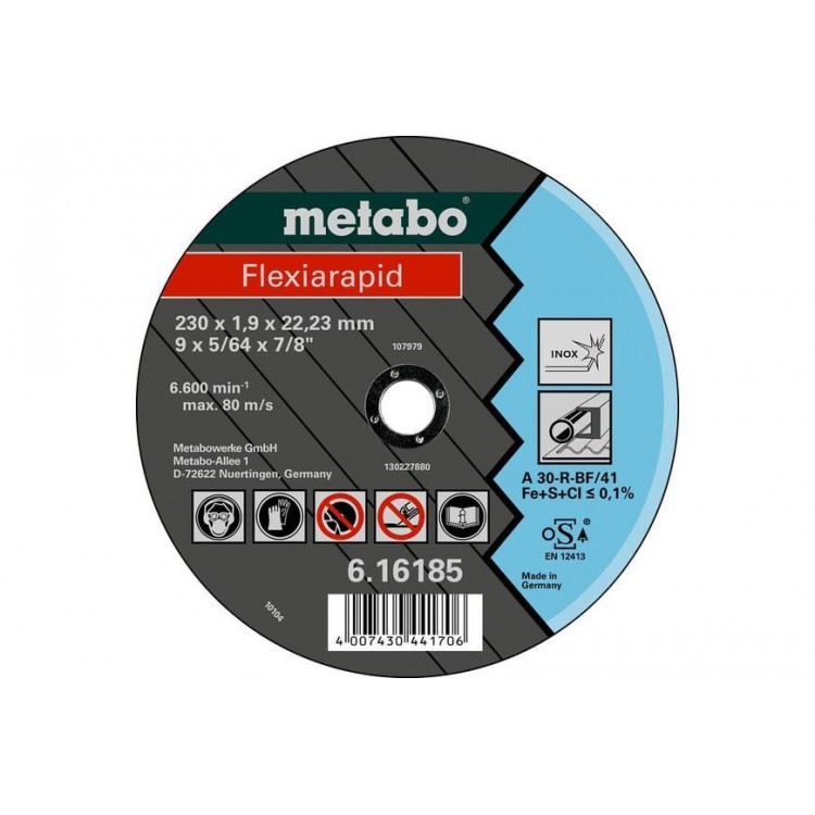 Отрезной круг Metabo Flexirapid 230x1.9x22.2
