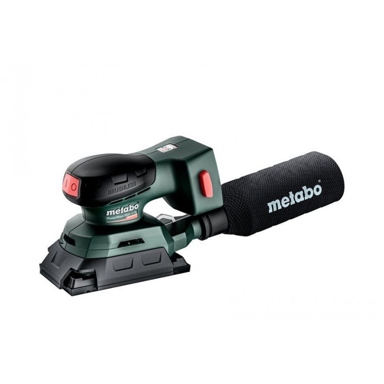 Акумуляторна вібраційна шліфувальна машина Metabo PowerMaxx SRA 12 BL SET каркас в кейсі - фото 2