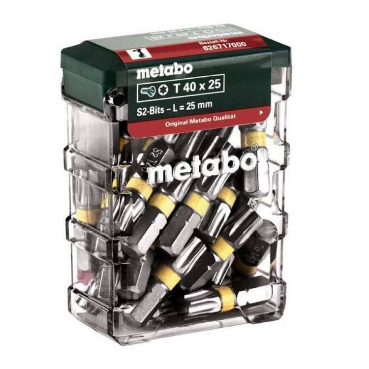 Комплект біт Metabo Torx T 40х25 мм, 25 шт