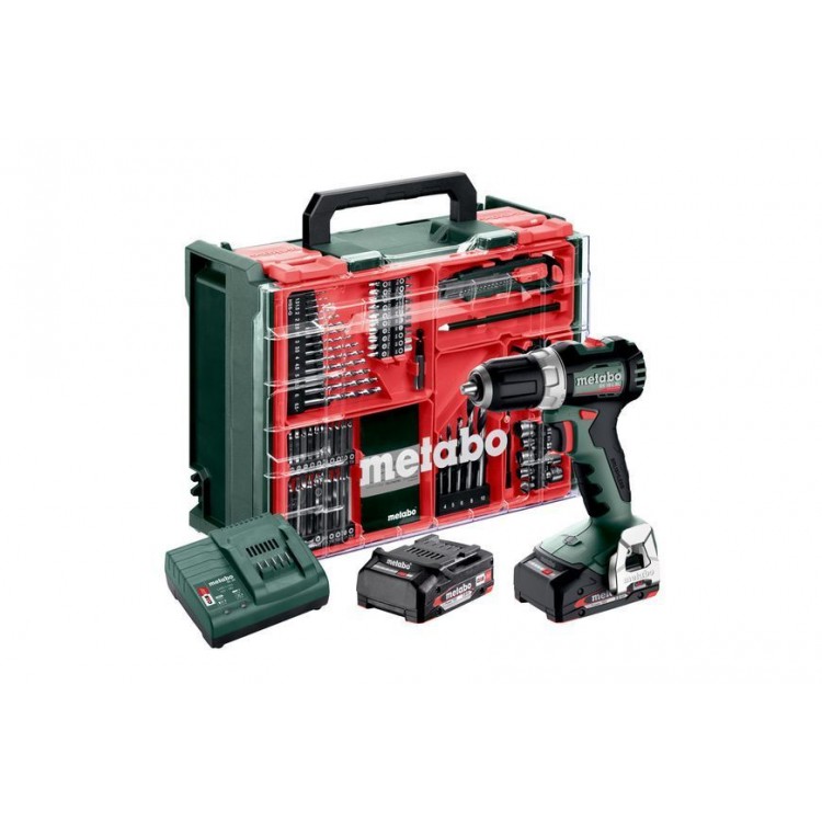 Акумуляторний дриль-шурупокрут Metabo BS 18 L BL 2х2.0 Аг Mobile Workshop