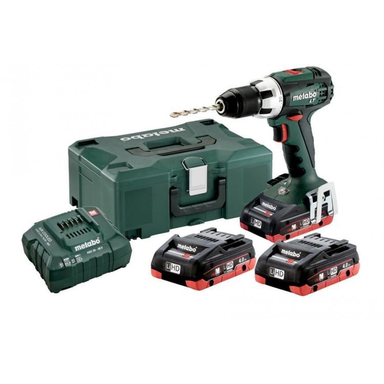 Аккумуляторный шуруповерт Metabo BS 18 LT 3*4.0 Ач LiHD