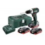 Аккумуляторный шуруповерт Metabo BS 18 LT 3*4.0 Ач LiHD