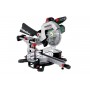Акумуляторна торцювальна пила з протяжкою Metabo KGS 18 LTX BL 254 2х8.0 Аг
