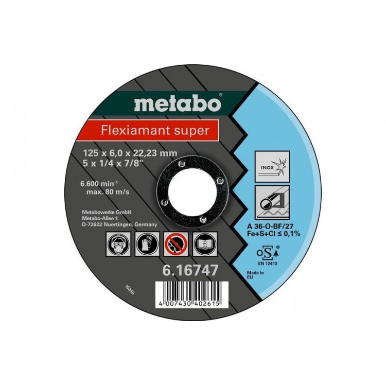 Зачистной круг Metabo Flexiamant Super 125x 6x22.23