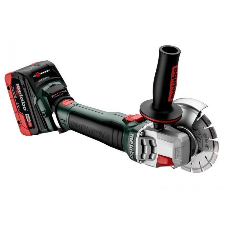 Акумуляторна болгарка Metabo WB 18 LT BL 11-125 Quick каркас в кейсі - фото 2