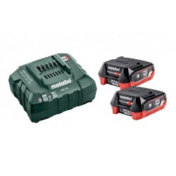 Комплект акумуляторних батарей Metabo LiHD 2х4 Аг 12 В з зарядним пристроєм