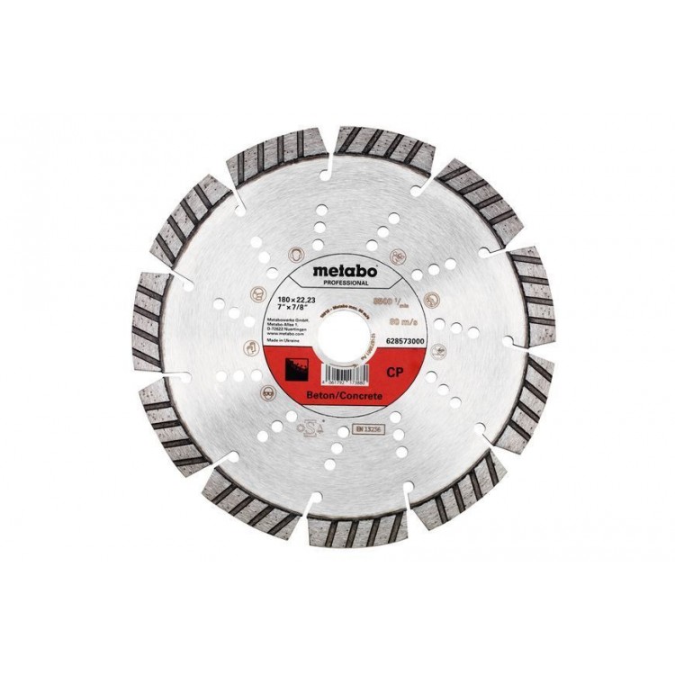 Алмазний диск Metabo Professional CP 180 мм