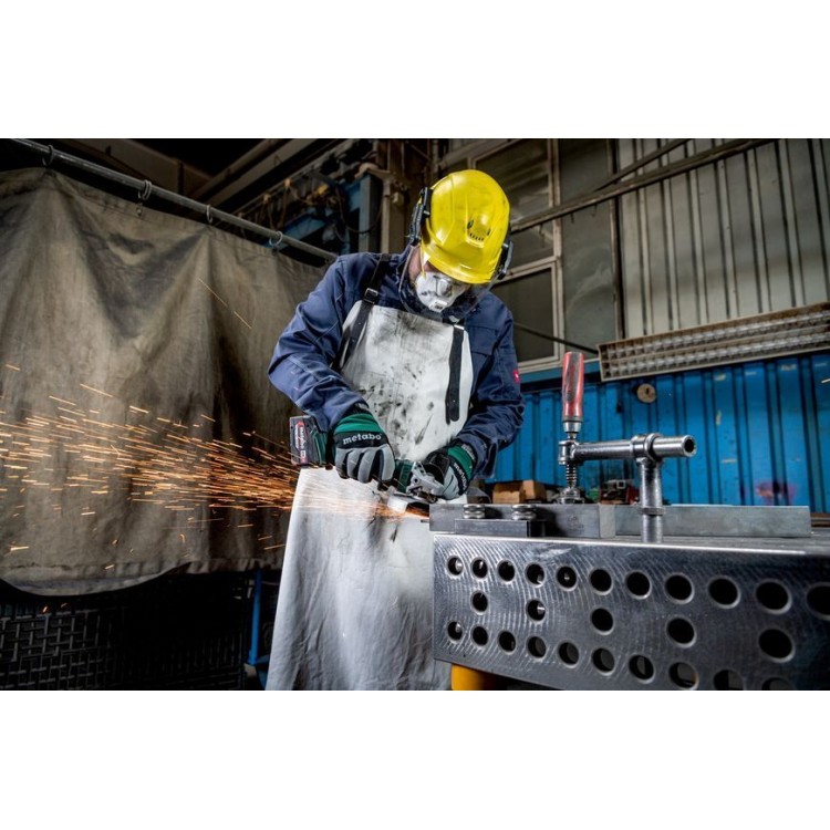 Акумуляторна болгарка Metabo W 18 L BL 9-125 каркас в кейсі - фото 2