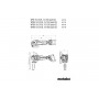 Акумуляторна болгарка Metabo WPBA 18 LTX BL 15-125 Quick DS каркас в кейсі - фото 12