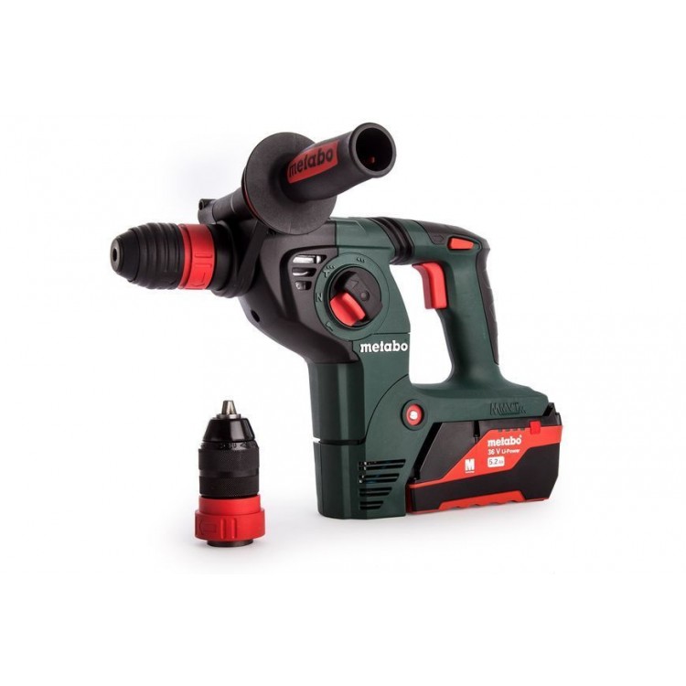 Акумуляторний перфоратор Metabo KHA 36 LTX 2х5.2 Аг