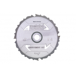 Пильный диск Metabo PROFESSIONAL по стружечным плитам, 160х20х2.2, 4 зуба