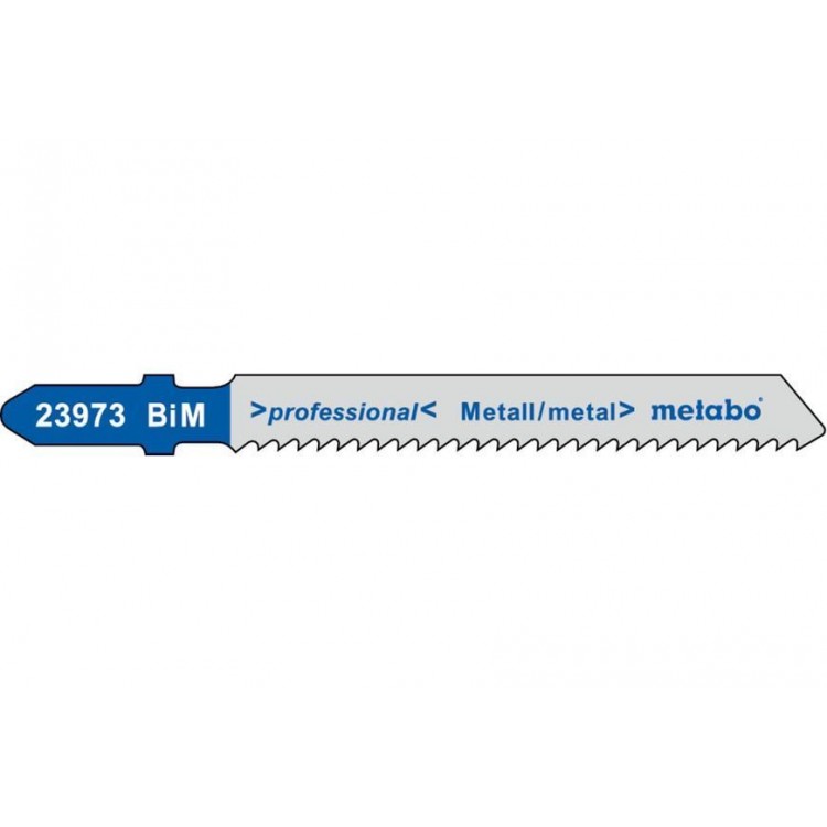 Лобзиковое полотно по металлу Metabo Professional 51 мм T 118 BF, 5 шт