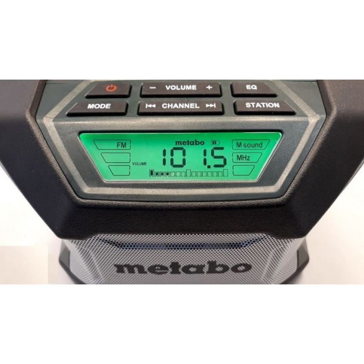Акумуляторний радіоприймач Metabo R 12-18 BT - фото 3