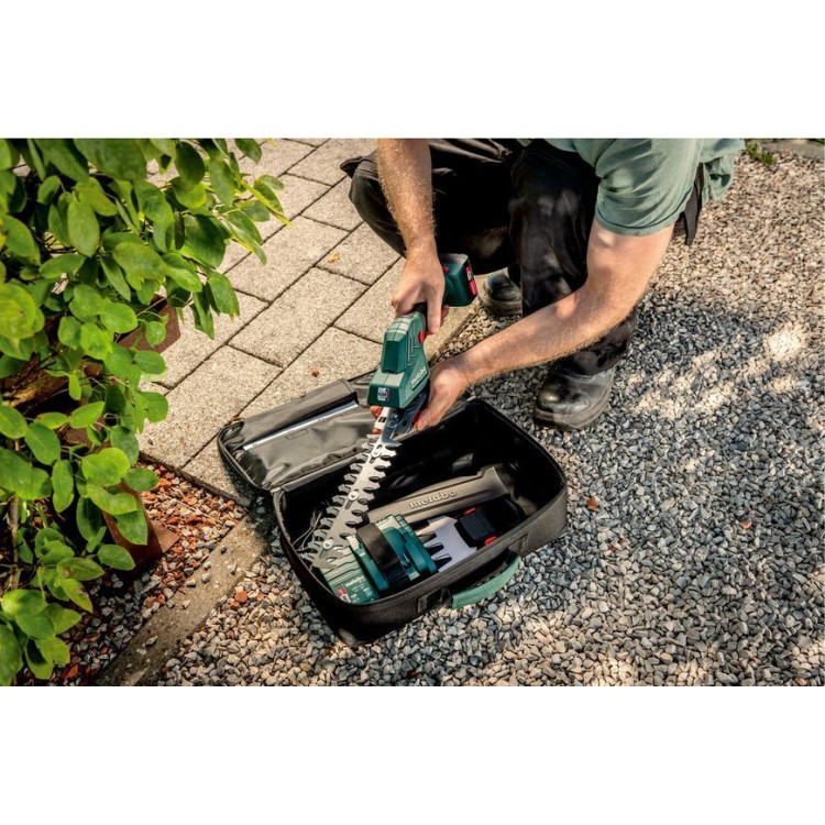 Акумуляторні ножиці для кущів та трави Metabo SGS 18 LTX Q каркас - фото 4
