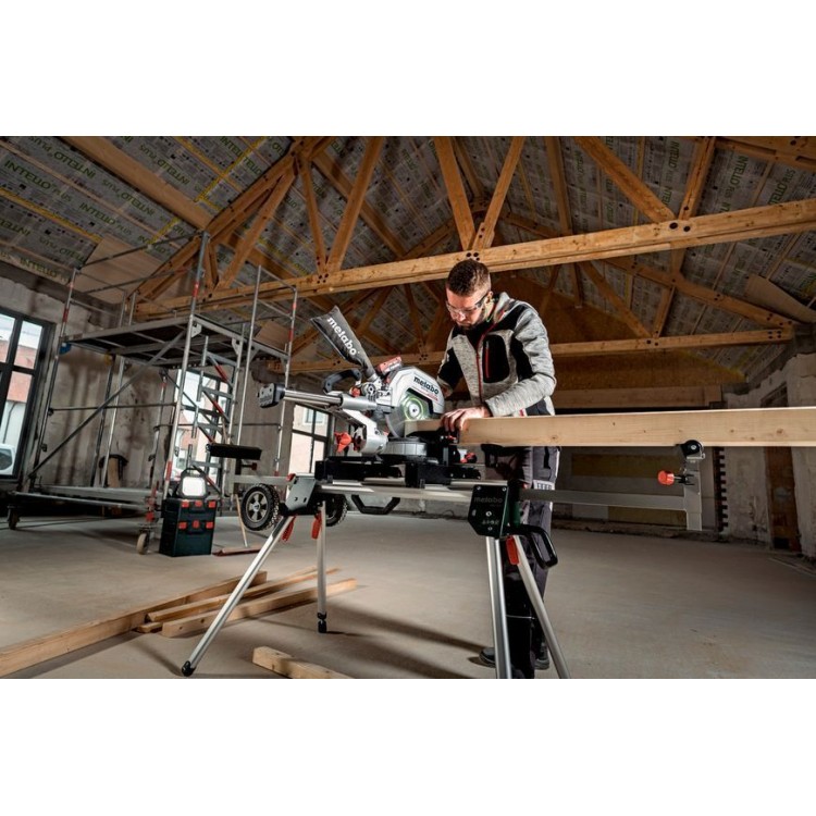 Акумуляторна торцювальна пила з протяжкою Metabo KGS 18 LTX BL 305 каркас - фото 9